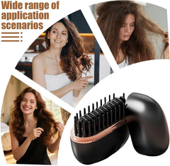 Mini Hair Straightener, Portable Hair Straighteners Brush