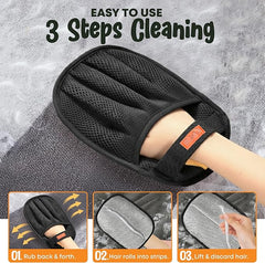 Pet Hair Removal Glove for Cats & Dogs,