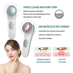 7-in-1 Facial Massager Lift, Tighten & Glow